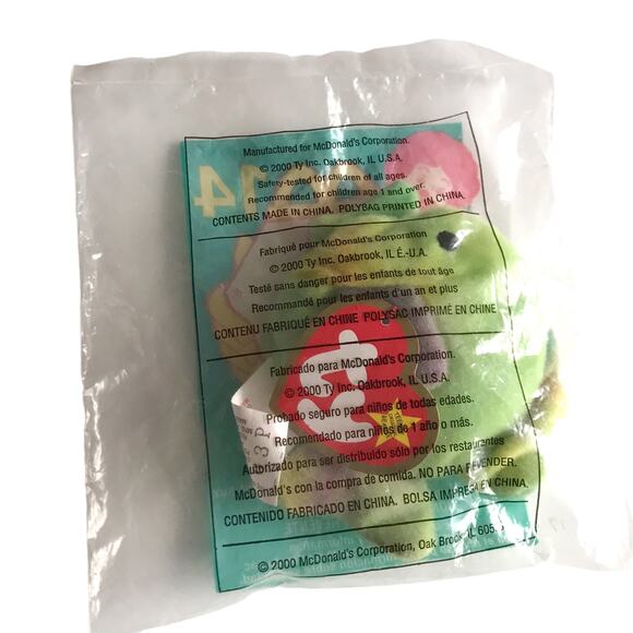 Vintage Ty Teenie Beanie Baby Coral the Fish 14 NIB New Y2K Teenys Stuffed Toy - Picture 6 of 7